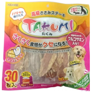 TAKUMI塔谷米愛犬零食 厚切雞肉(起司風味)(10片x3袋入)